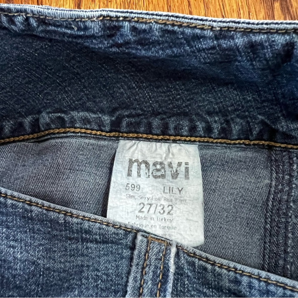 MAVI • Lily Blue Low Rise Denim Jeans - Picture 4 of 7